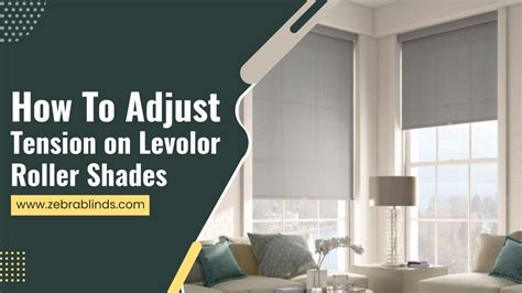 . . How to adjust tension on levolor cellular shades